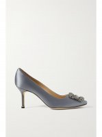 Hangisi 70 embellished satin pumps