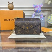 Louis Vuitton Black Card Holder Recto Verso Wallet Black