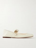 VLOGO Locker leather ballet flats