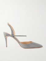 Vittorio 85 elaphe point-toe slingback pumps