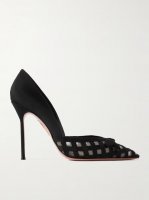 Romance 105 grosgrain and mesh pumps