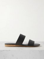 Lora leather slides