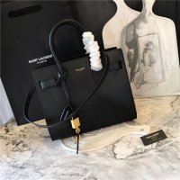 Yves Saint Laurent Classic Baby SAC DE JOUR Black Leather