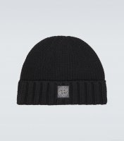 Stone IslandCompass virgin wool beanie