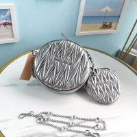 MIUMIU CROSSBODY BAG silver