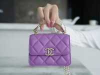 Chanel HANDBAG purple