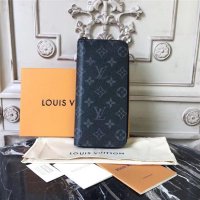 Louis Vuitton Zippy Wallet Vertical Monogram Eclipse Canvas