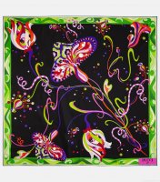 PucciFungo silk twill scarf