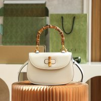 GUCCI BAMBOO 1947 SMALL TOP HANDLE BAG