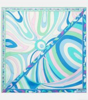 PucciPrinted silk twill scarf