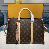 Louis Vuitton Soufflot MM Monogram Canvas Bags