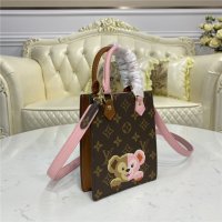 Louis Vuitton Petit SAC Plat Monogram Canvas Bear