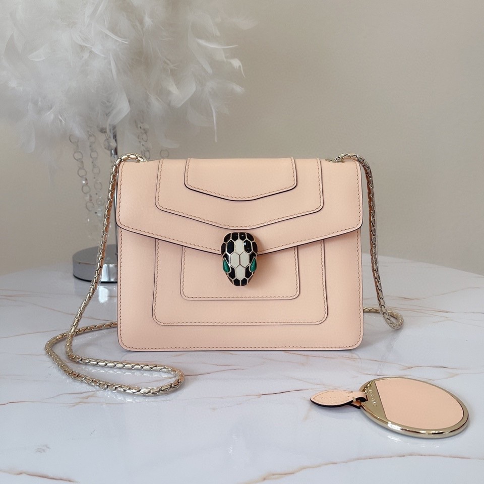 BULGARI CROSSBODY Peach Pink