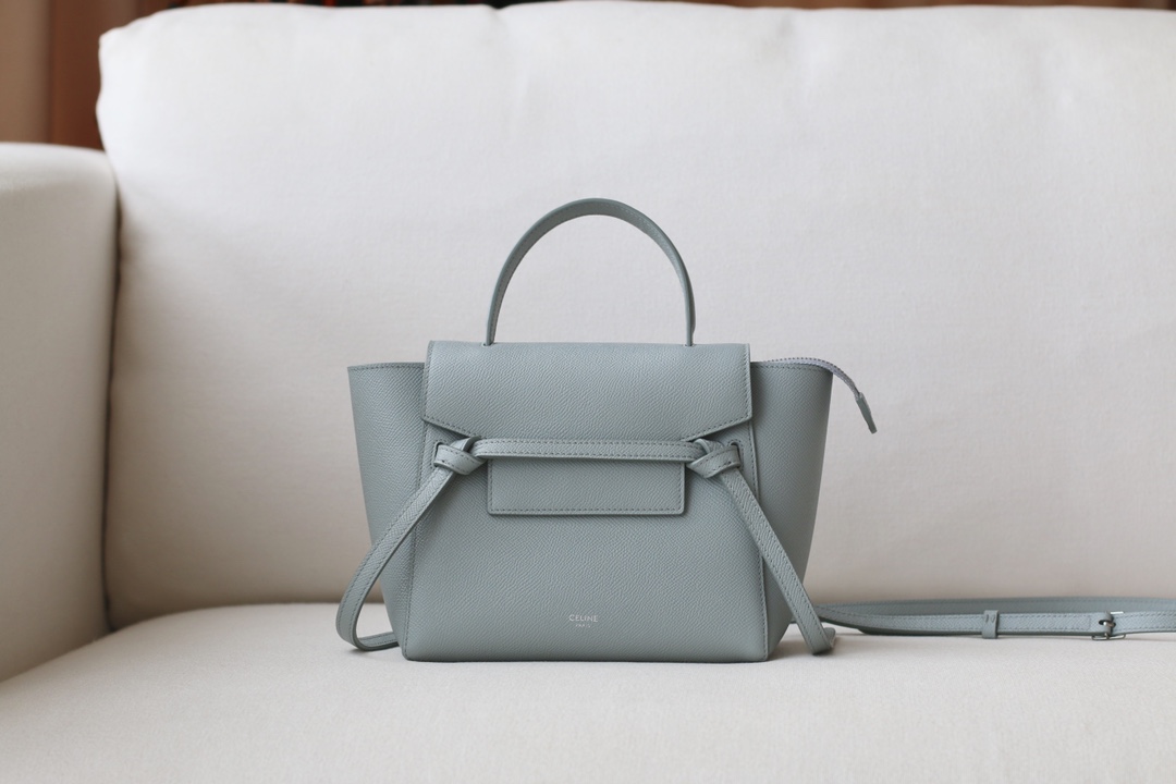 CELINE HANDBAG pale gray