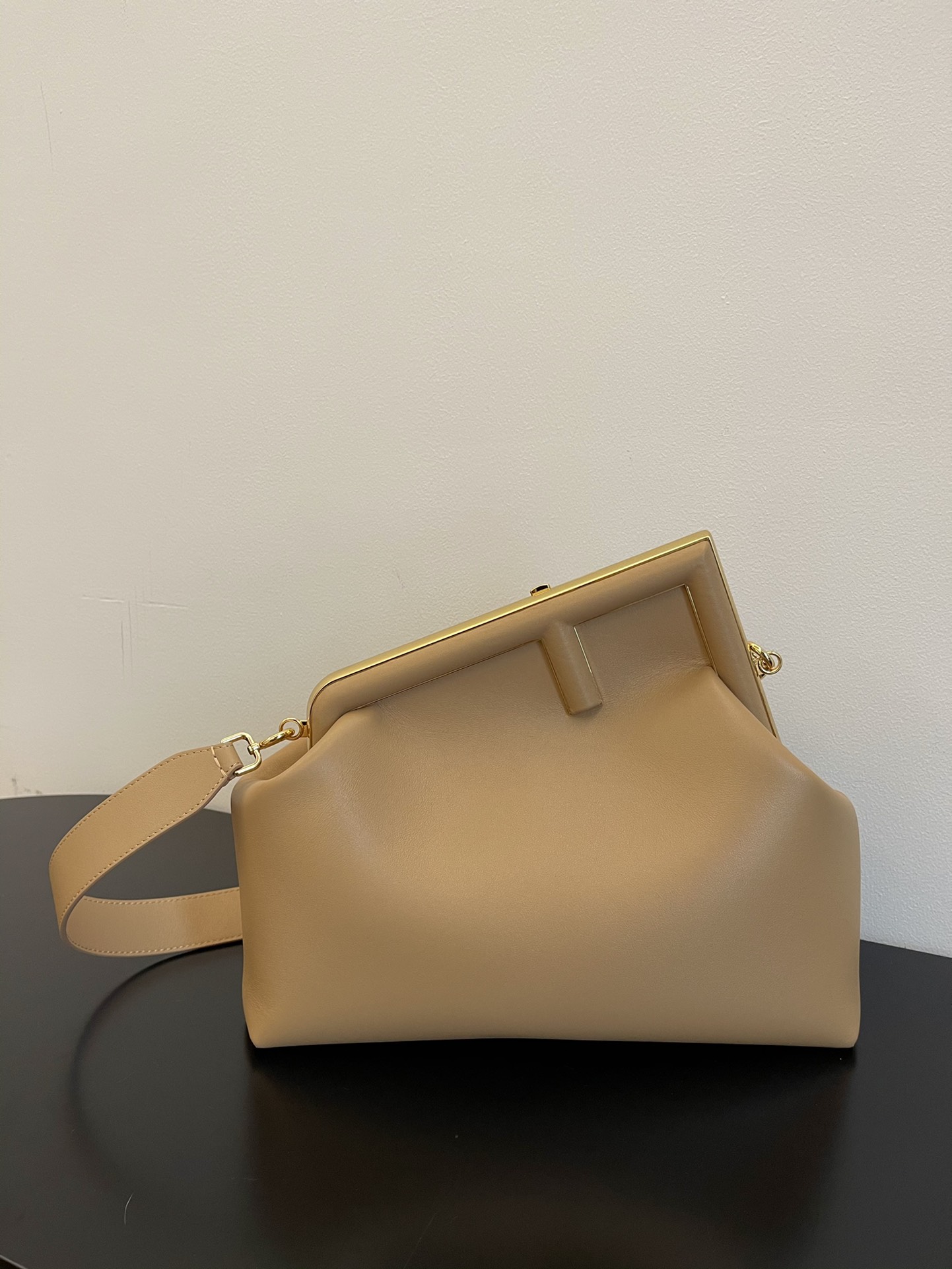 Fendi First Small Beige Leather Bag Fendi First Small Beige Leather Bag