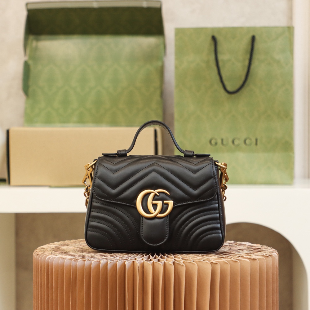 GG MARMONT MINI TOP HANDLE BAG GG MARMONT MINI TOP HANDLE BAG