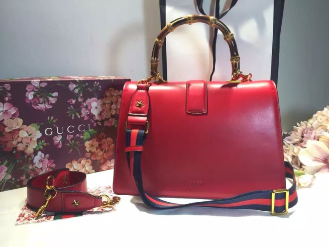 Gucci Dionysus Leather Top Handle Bag