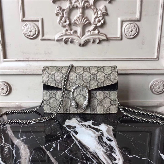 Gucci Dionysus GG Supreme Super Mini Bag (Varied Colors)