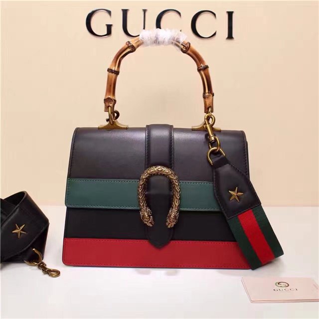 Gucci Dionysus Leather Top Handle Bag (Multi Colors)