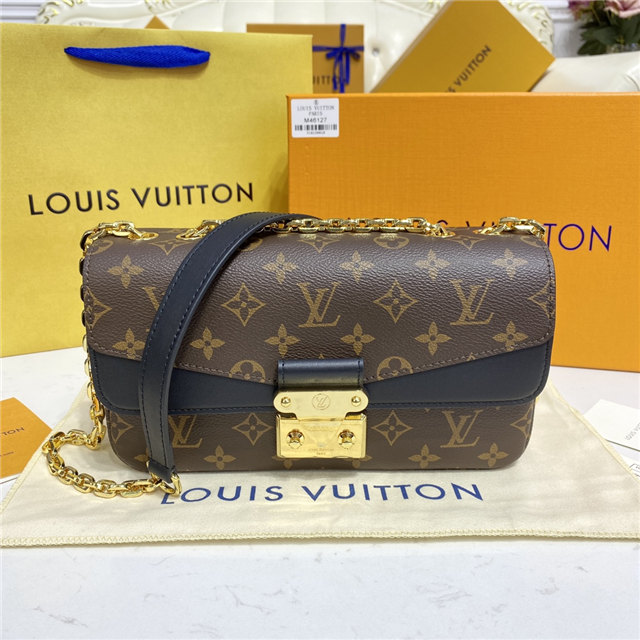 Louis Vuitton Marceau Chain Handbag Black