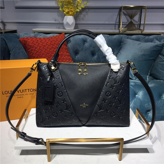Louis Vuitton V Tote MM Monogram Empreinte Black Louis Vuitton V Tote MM Monogram Empreinte Black