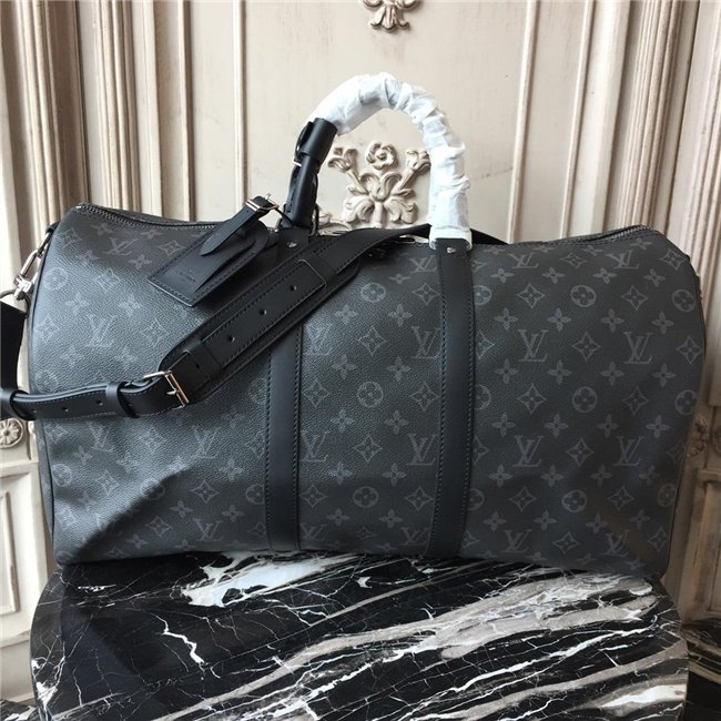 Louis Vuitton Keepall Bandouliere 50 Monogram Eclipse Canvas Louis Vuitton Keepall Bandouliere 50 Monogram Eclipse Canvas