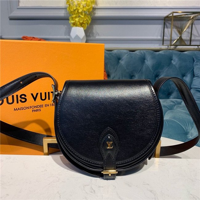 Louis Vuitton Tambourin Small Round Lightweight Cross Shoulder Bag Noir Louis Vuitton Tambourin Small Round Lightweight Cross Shoulder Bag Noir