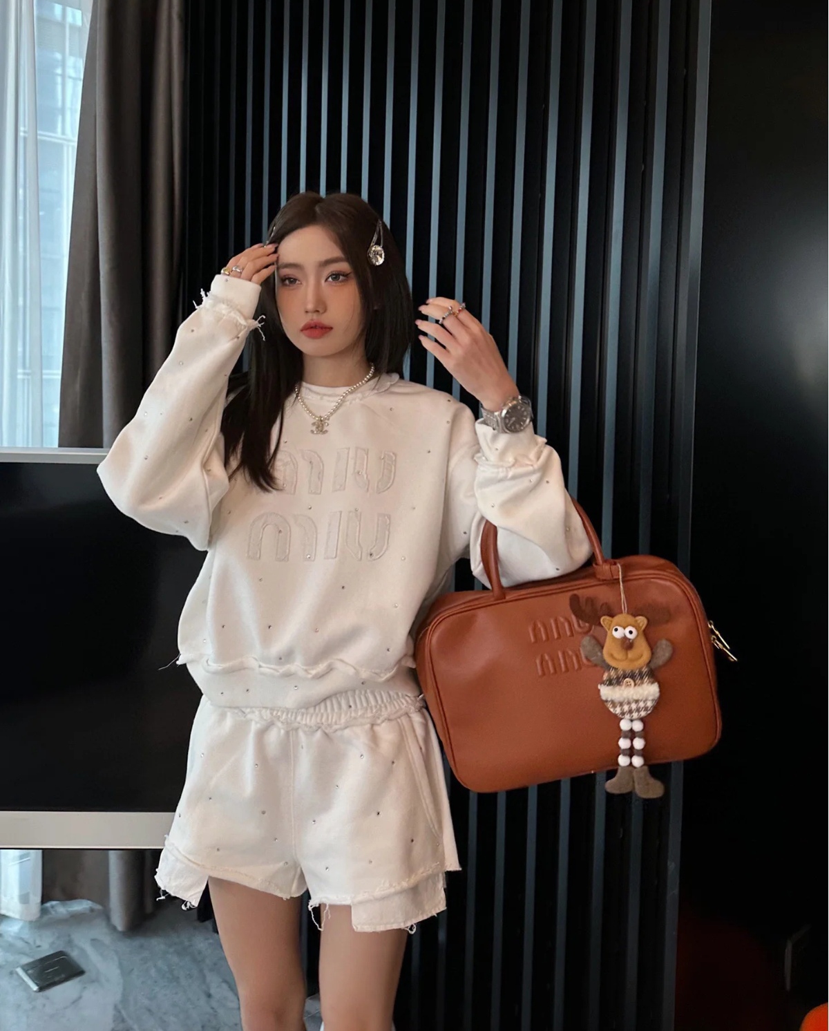 MIU MIU HANDBAG Brown