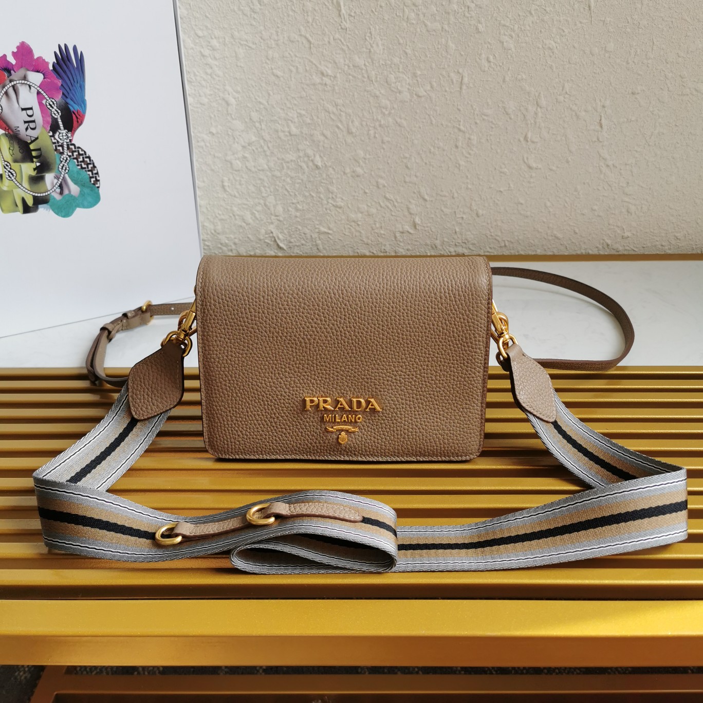 PRADA CROSSBODY BAG brown