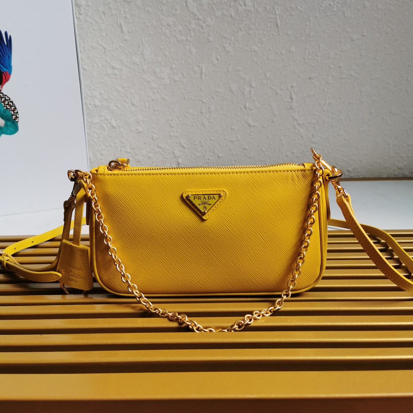 PRADA CROSSBODY BAG yellow