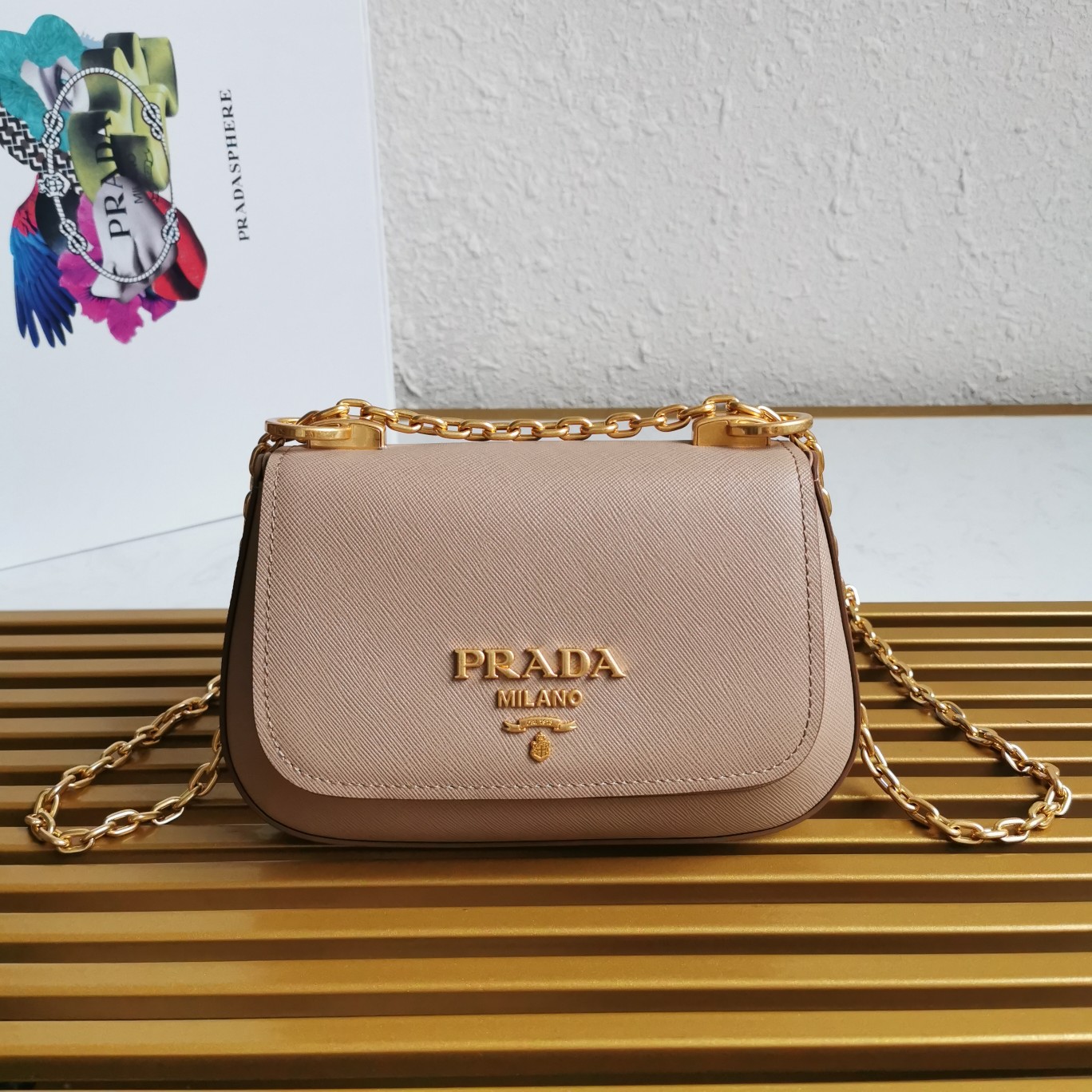 PRADA CROSSBODY BAG khaki