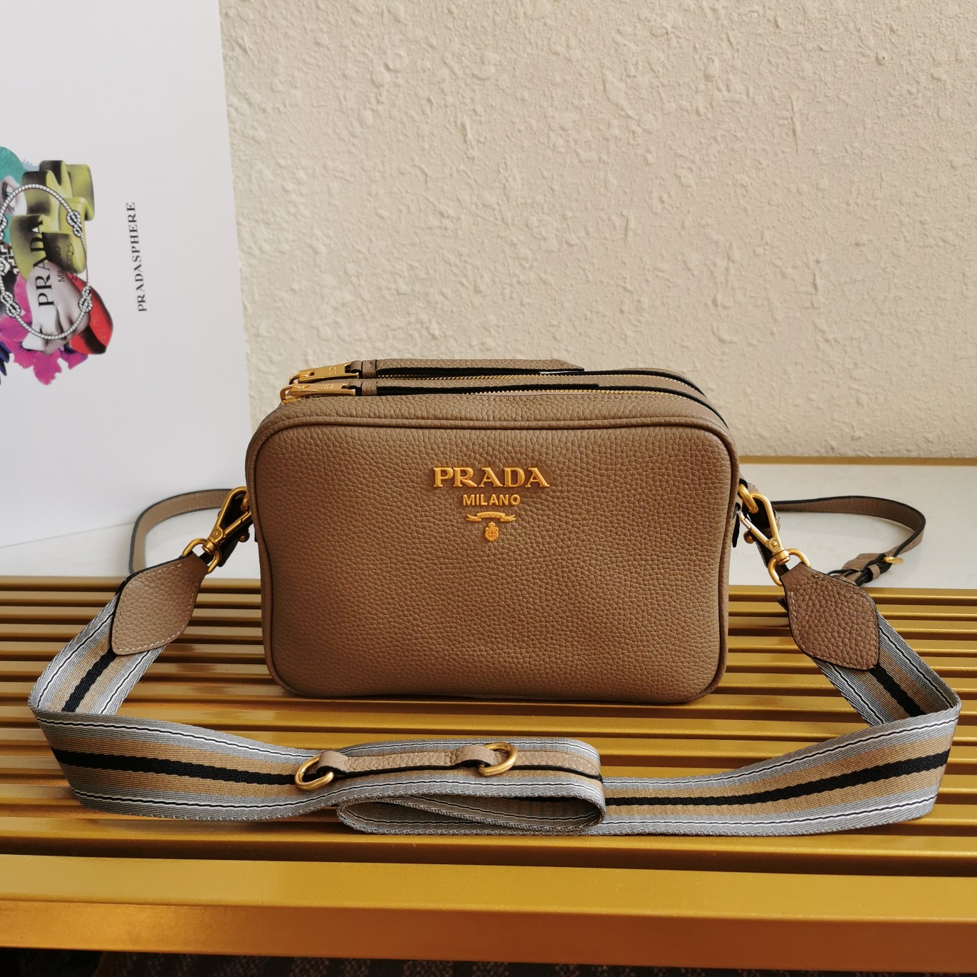 PRADA CROSSBODY BAG brown