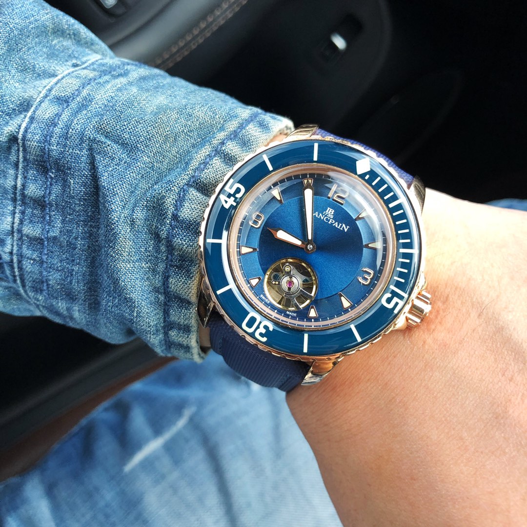 Blancpain Fifty Fathoms series men’s mechanical wristwatch