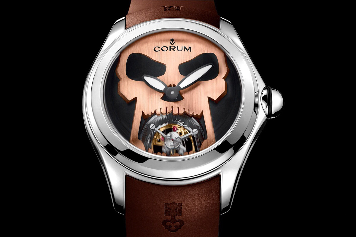 CORUM Bubble series floating tourbillon watch