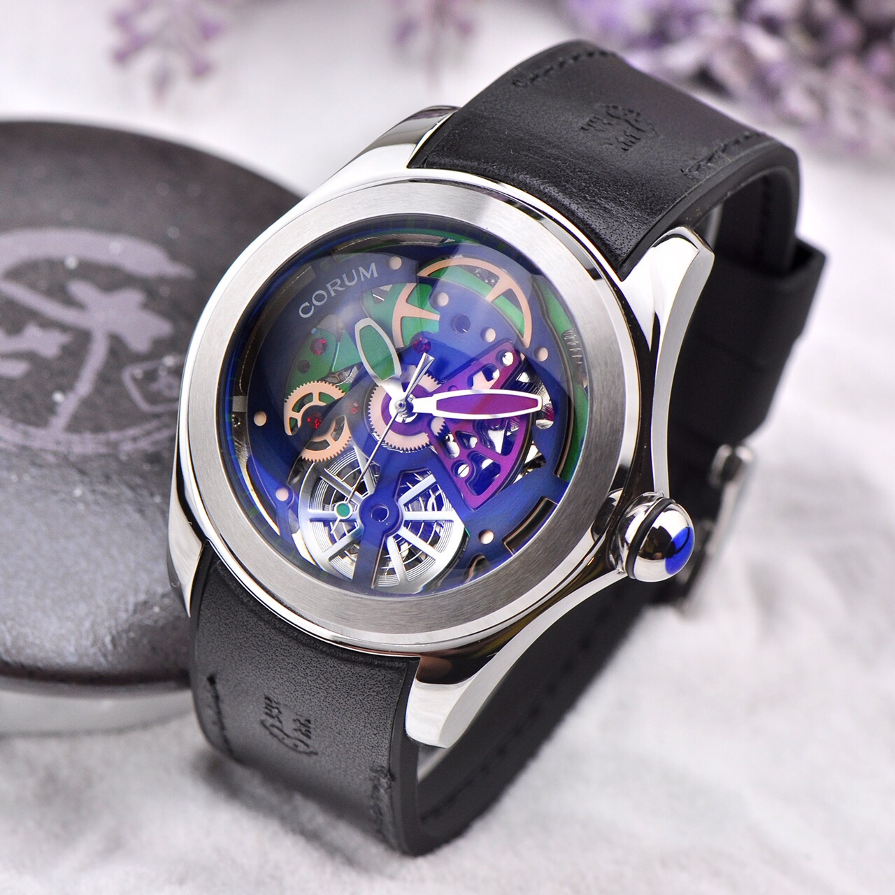 Corum Bubble Kunlun Bubble Series 47 Hollow Automatic Mechanical Watch