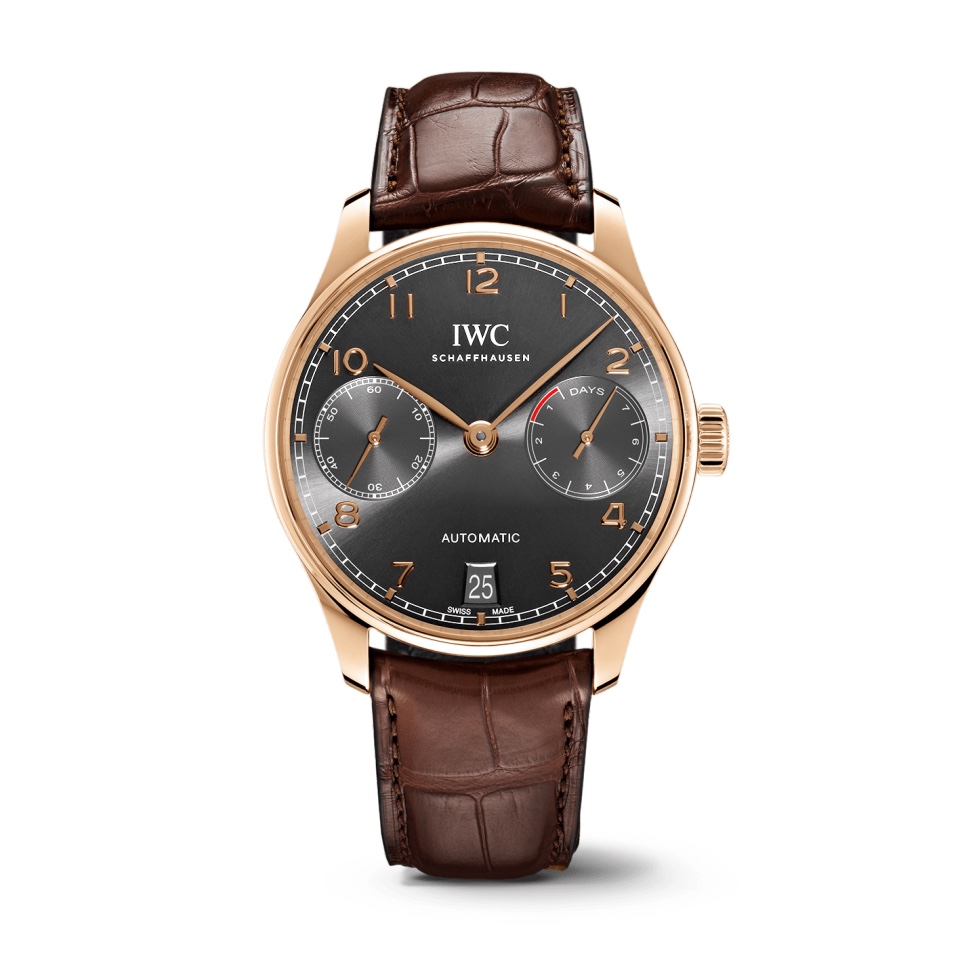 The Portuguese Series 7-Day Power Reserve Mechanical Wristwatch.