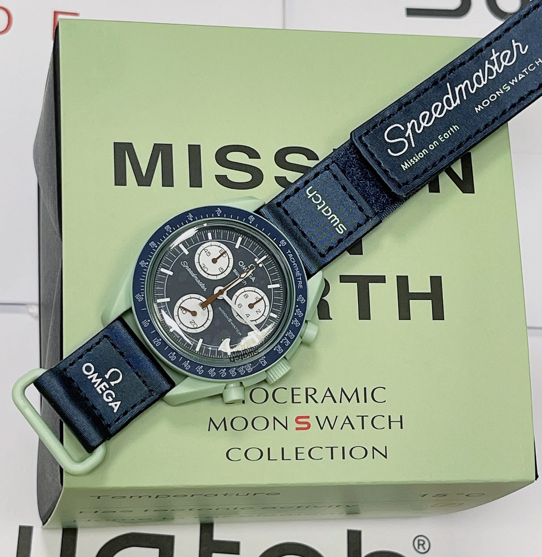 Omega x Swatch Collaboration Velcro Strap Collection Moonswatch Omega x Swatch Collaboration Velcro Strap Collection Moonswatch