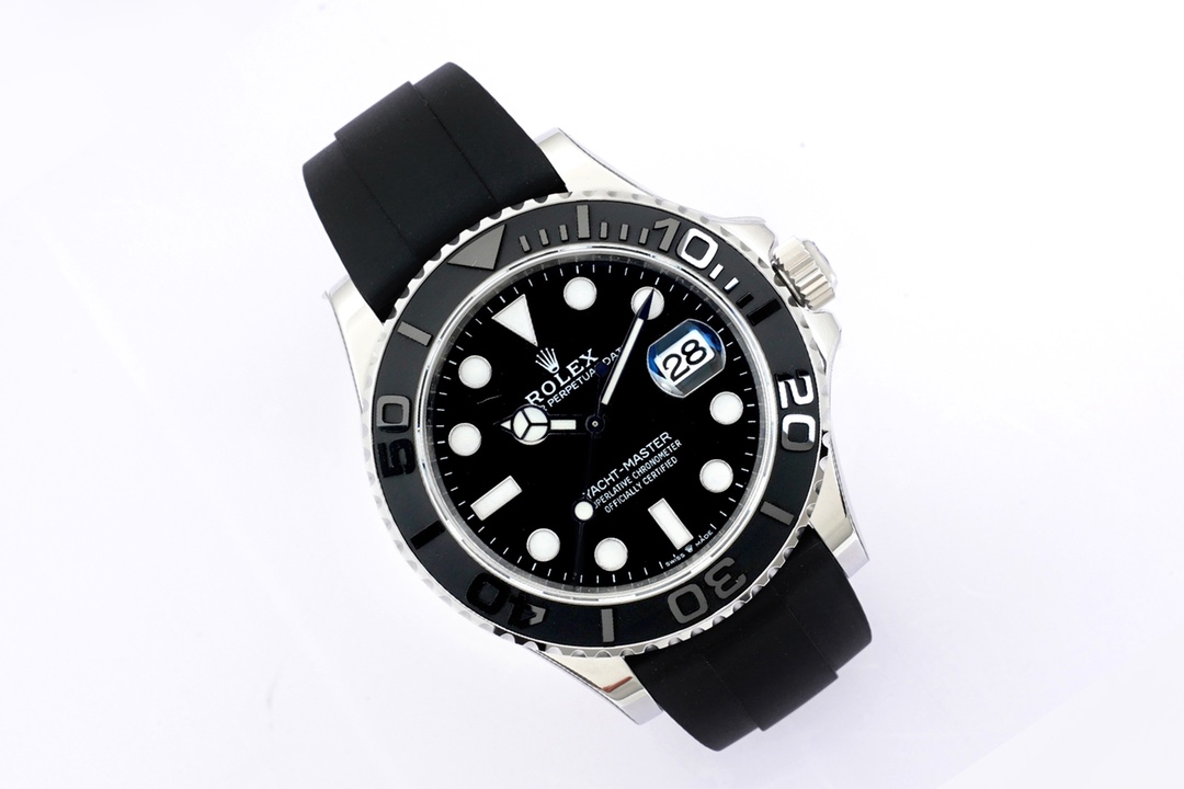 The Rolex Yacht-Master 42mm Series M226659-0002 with a black dial