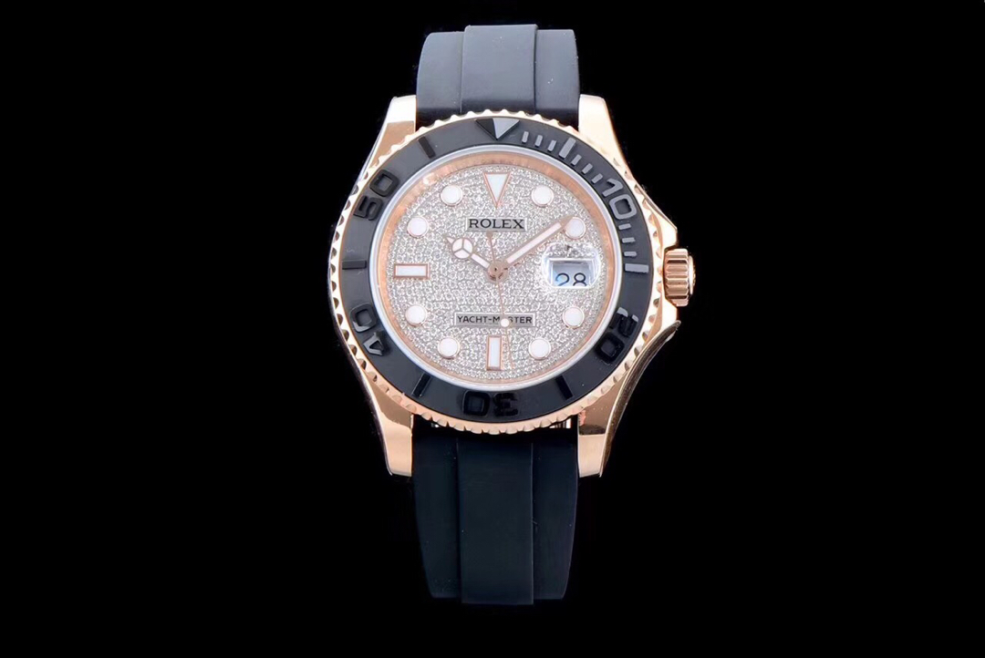 The Rolex Gold Yacht-Master, multi-color edition. The Rolex Gold Yacht-Master, multi-color edition.