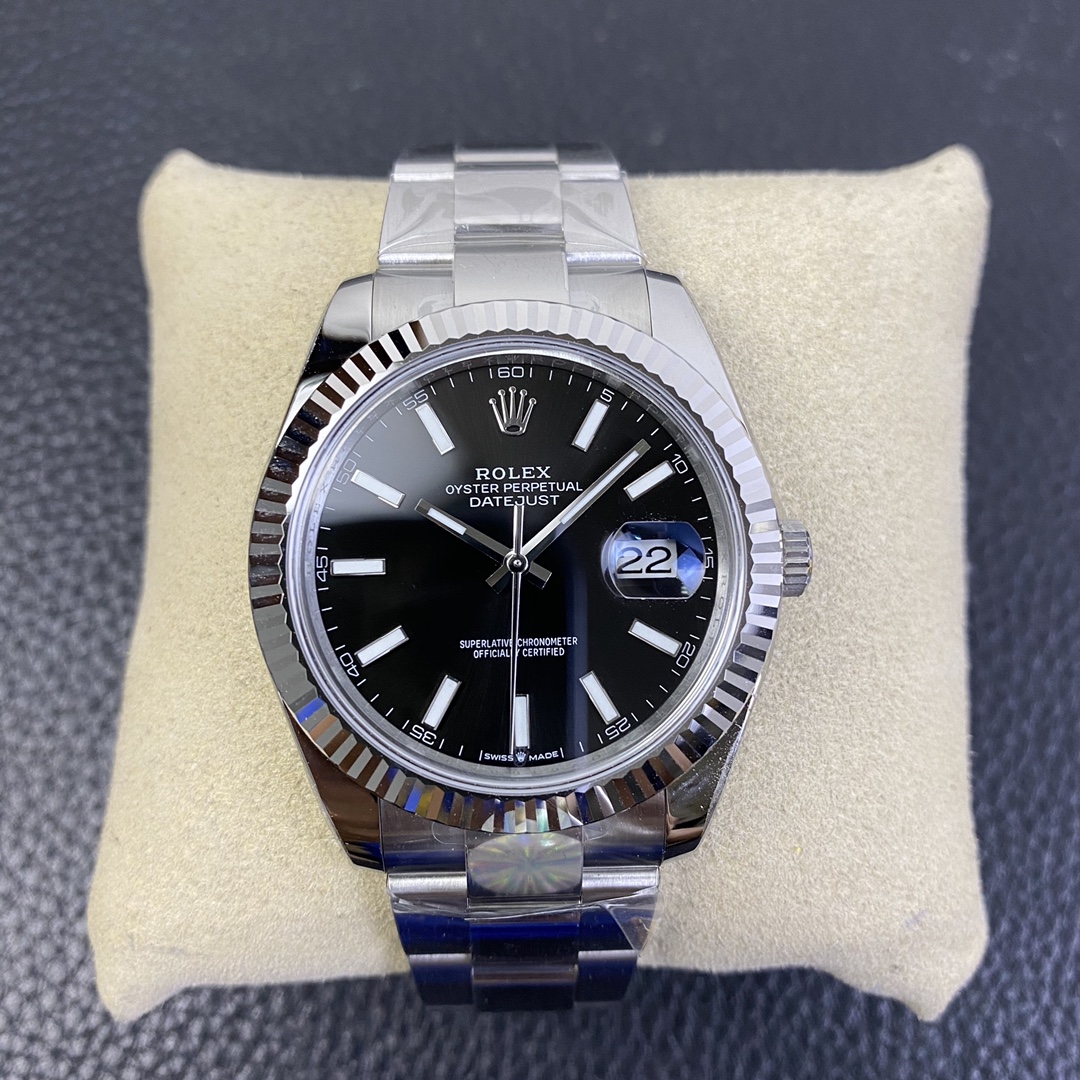 Rolex Datejust 41 Series, Model M126334 with Steel Bracelet