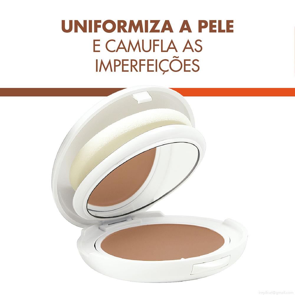 Base Compacta em Pó 2 em 1 Avène Haute Protection FPS 50 Doré 10 g Base Compacta em Pó 2 em 1 Avène Haute Protection FPS 50 Doré 10 g