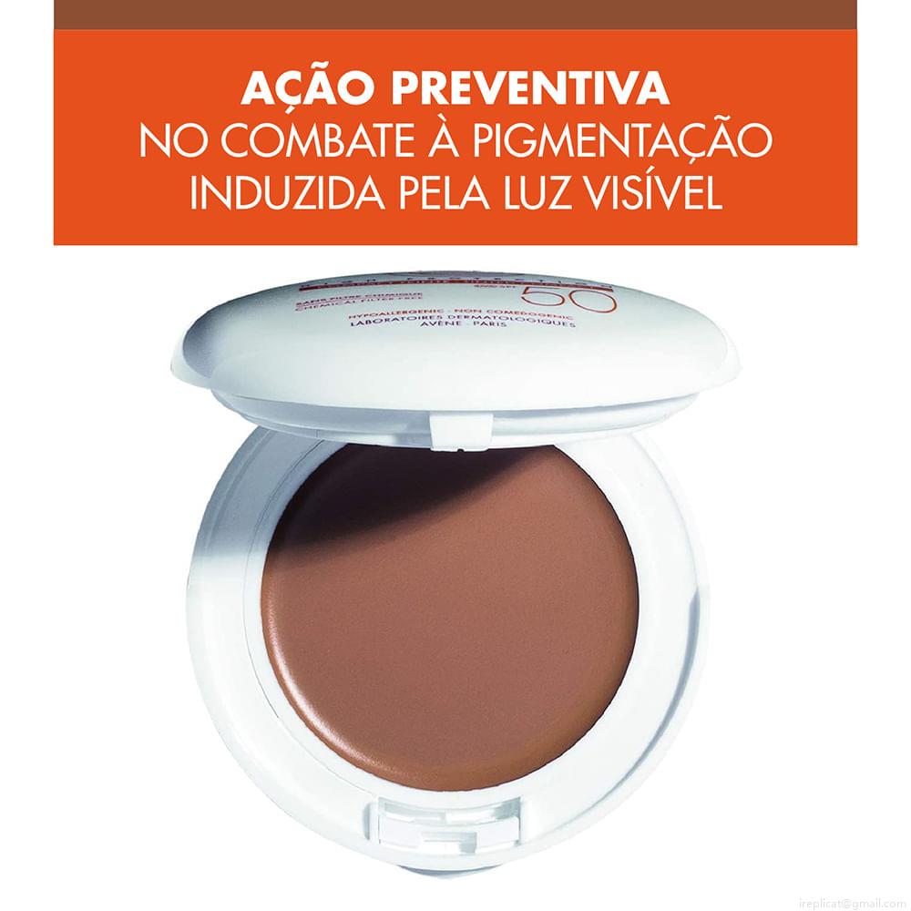 Base Compacta em Pó 2 em 1 Avène Haute Protection FPS 50 Doré 10 g Base Compacta em Pó 2 em 1 Avène Haute Protection FPS 50 Doré 10 g