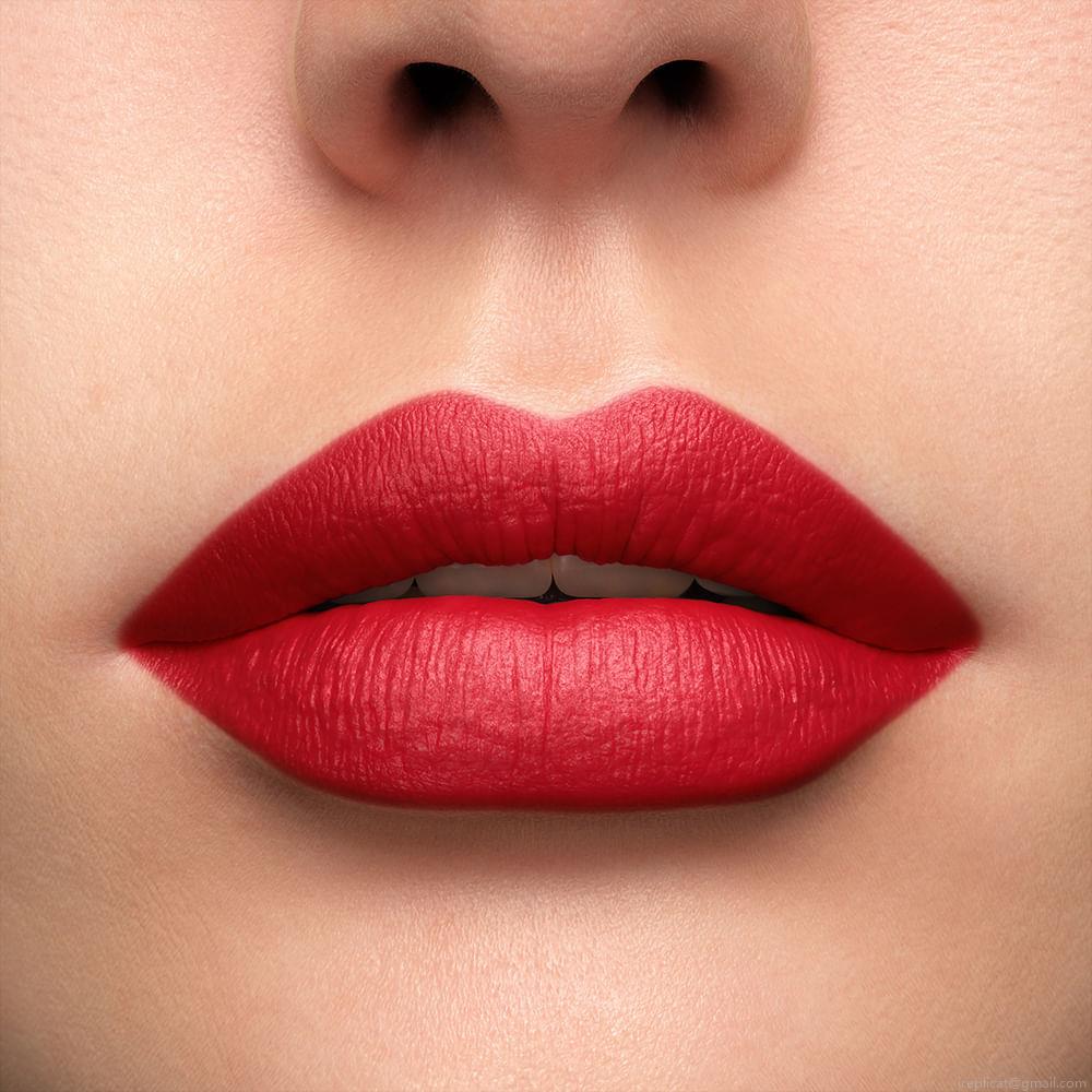 Batom Cremoso Matte Lancôme L'Absolu Rouge Drama Matte Attrape-Coeur 505 3,4 g