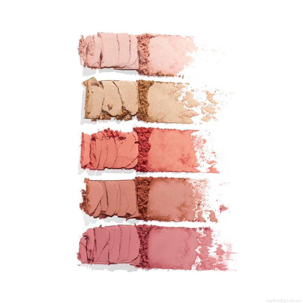 Paleta de Blush e Iluminador em Pó Essence Peachy Blossom 5 Shades