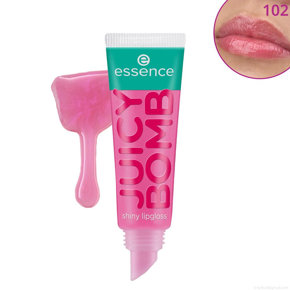 Gloss Labial Líquido Cintilante Essence Juicy Bomb 102 Witty Watermelon 10 ml