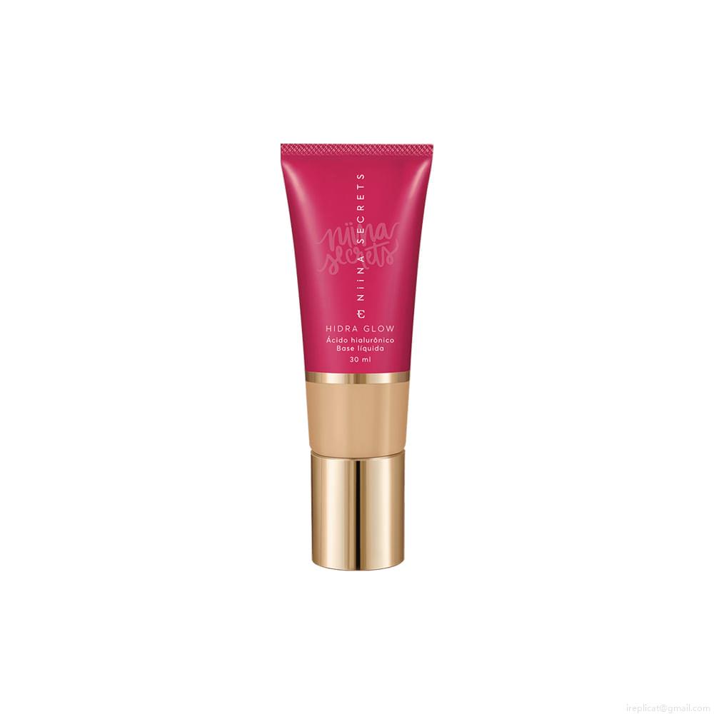 Base Líquida Natural Eudora Niina Secrets Hidra Glow 25 30 ml