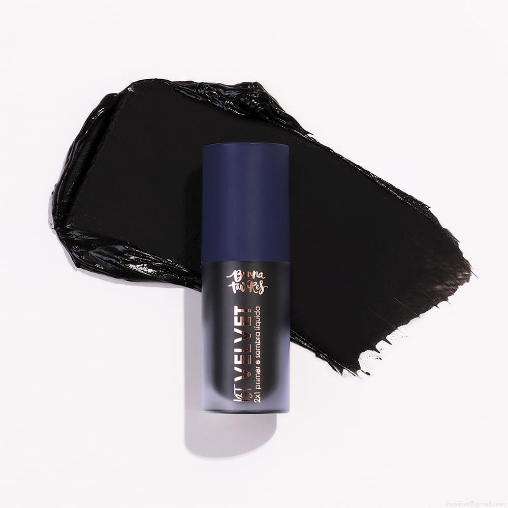 Sombra Líquida e Primer 2x1 Bruna Tavares BT Velvet Black 6 ml