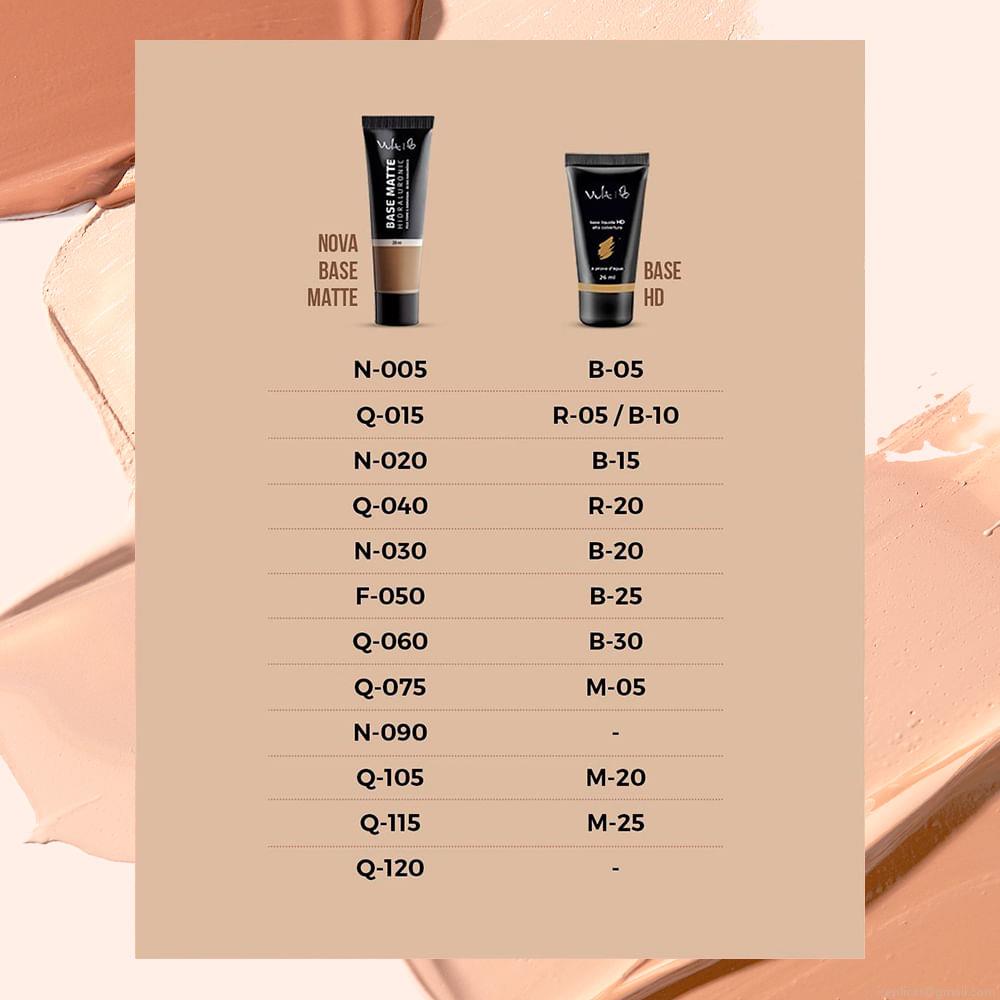 Base Líquida Matte Vult Hidraluronic Q075 26 ml Base Líquida Matte Vult Hidraluronic Q075 26 ml