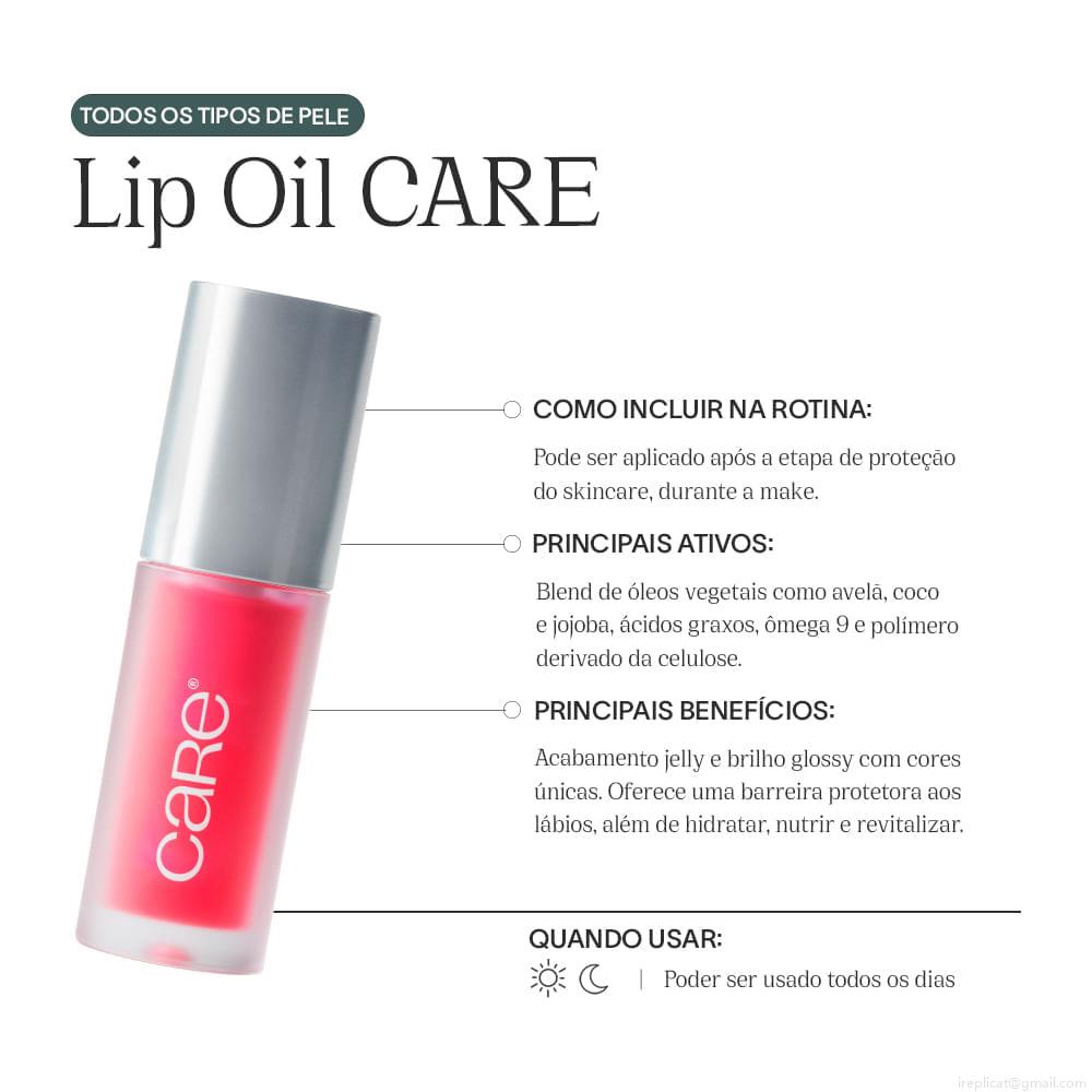 Lip Oil Care Natural Beauty Pinkish 4,2 ml