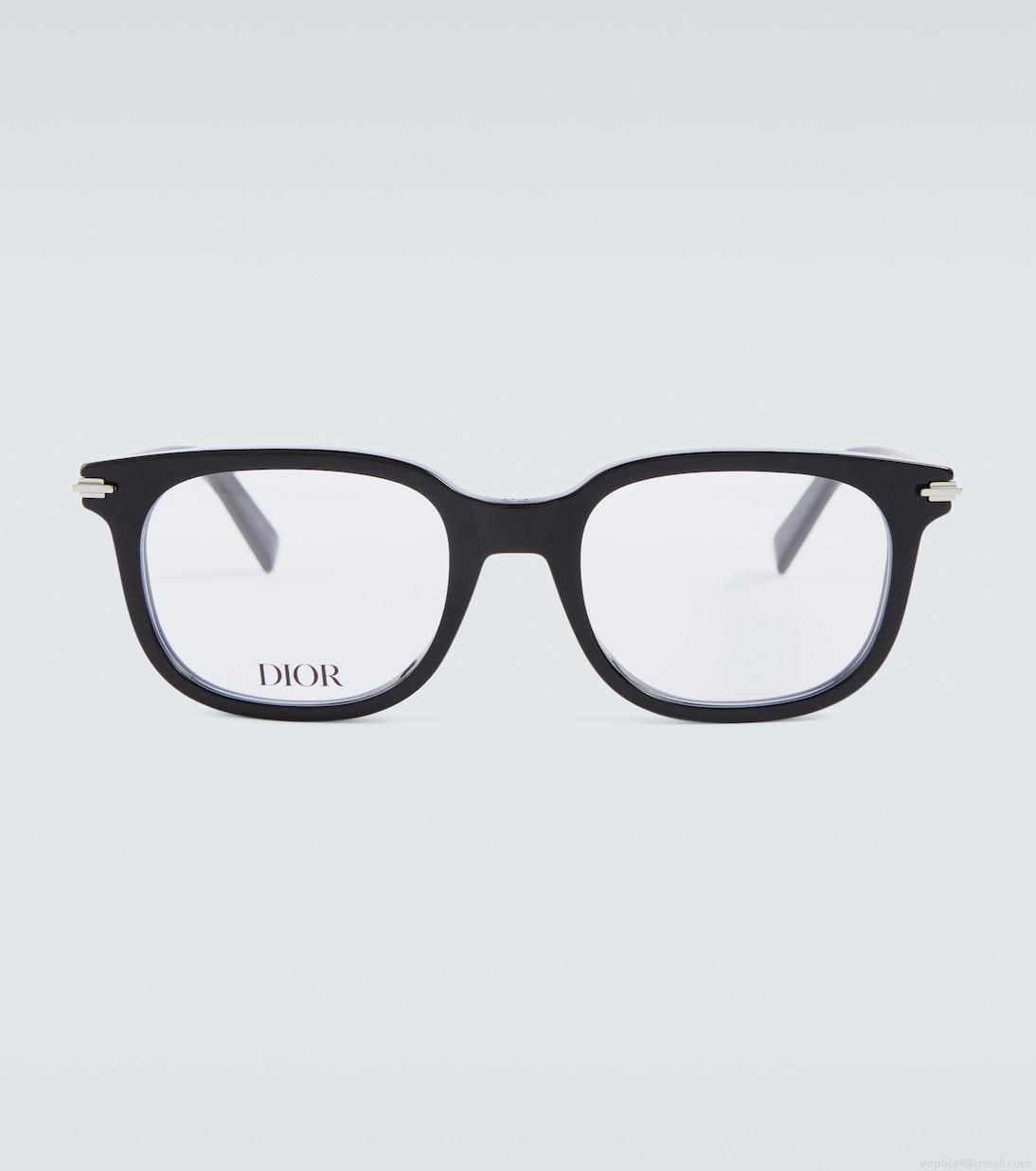 Dior EyewearDiorBlackSuitO S6I rounded glasses